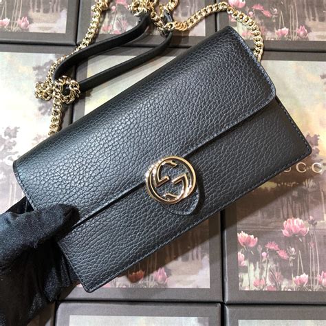 gucci interlocking g chain wallet|gucci interlocking wallet on chain.